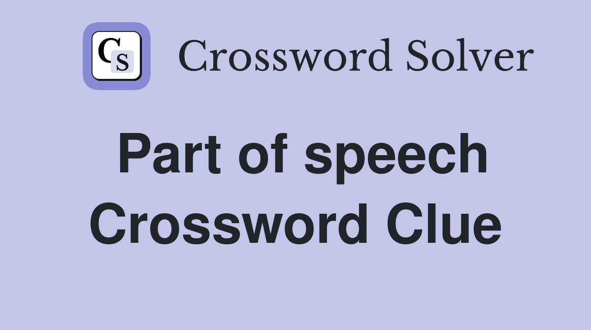 without the power of speech crossword clue